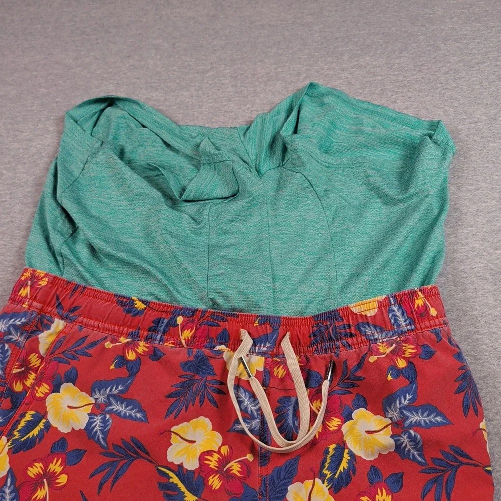 Fair Harbor Mens The Bungalow Floral Swim Trunks XL Recycled Nylon Lined Shorts